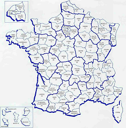 kaart frankrijk - kaart frankrijk